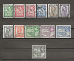 SOMALILAND 1938 SG 93/104 USED Cat £475