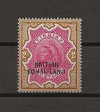 SOMALILAND 1903 SG 22a MINT Cat £850. CERT