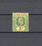 CAYMAN ISLANDS 1907/09 SG 32 MINT Cat £40