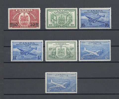 CANADA 1939/46 SG S11/17 MNH Cat £54