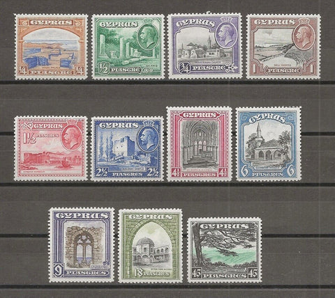 CYPRUS 1934 SG 133/43 MNH Cat £200