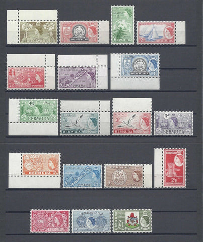 BERMUDA 1953/62 SG 135/50 MNH Cat £130