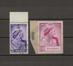 MAURITIUS 1948 SG 270/1 USED Cat £42.10