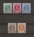 CAYMAN ISLANDS 1902/03 SG 3/7 USED Cat £225