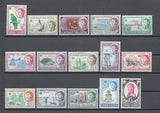 CAYMAN ISLANDS 1962/64 SG 165/79 MNH Cat £95