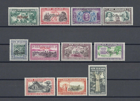 NEW ZEALAND 1940 SG O141/51 MNH Cat £190