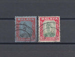 MALAYA/SELANGOR 1941 SG 86/7 USED Cat £57.50