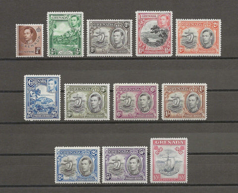 GRENADA 1938/50 SG 152/63e MINT Cat £80