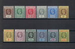 LEEWARD ISLANDS 1912/22 SG 46/57b MINT Cat £110