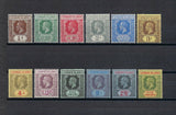 LEEWARD ISLANDS 1912/22 SG 46/57b MINT Cat £110