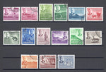 MAURITIUS 1950 SG 276/290 USED Cat £90