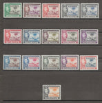 GAMBIA 1938/46 SG 150/61 MINT Cat £170