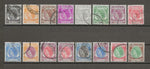 MALAYA/MALACCA 1954/57 SG 23/38 USED Cat £120