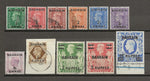 BAHRAIN 1948/49 SG 51/60a USED Cat £95