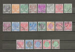 MALAYA/KELANTAN 1951/55 SG 61/81 USED Cat £200