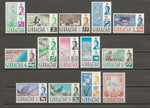 GIBRALTAR 1960/62 SG 160/73 MNH Cat £80