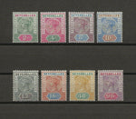 SEYCHELLES 1890/92 SG 1/8 MINT Cat £190