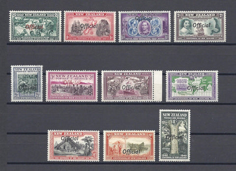 NEW ZEALAND 1940 SG O141/51 MINT Cat £190