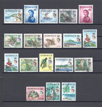 DOMINICA 1963/65 SG 162/78 USED Cat £48