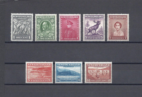 CANADA/NEWFOUNDLAND 1932/38 SG 222/8c MNH Cat £30