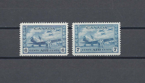 CANADA 1942/48 SG 399/400 MNH Cat £37.50