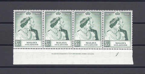 MALAYA/SELANGOR 1948 SG 89 MNH Cat £108