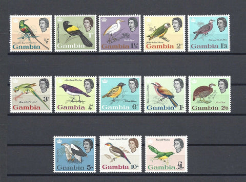 GAMBIA 1963 SG 193/205 MNH Cat £85