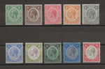 BRITISH HONDURAS 1922/33 SG 126/36 MINT Cat £135