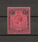 LEEWARD ISLANDS 1921/32 SG 80 MLH Cat £225