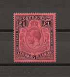 LEEWARD ISLANDS 1921/32 SG 80 MLH Cat £225