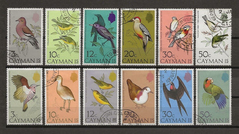 CAYMAN ISLANDS 1974/75 SG 337/42, 383/8 USED Cat £26