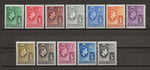 BRITISH VIRGIN ISLANDS 1938/47 SG 110a/21 MNH Cat £75