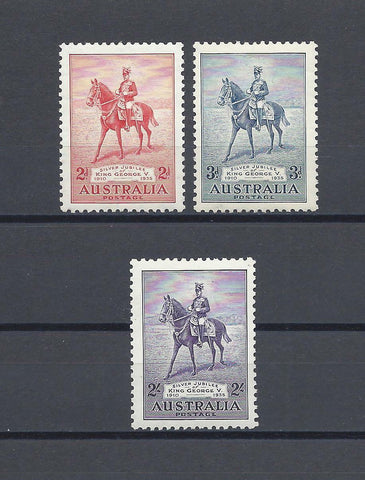 AUSTRALIA 1935 SG 156/8 MNH Cat £42