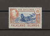 FALKLAND ISLANDS 1938/50 SG 161b MNH Cat £1100. CERT