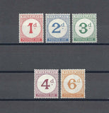 NYASALAND 1950 SG D1/5 MNH Cat £100