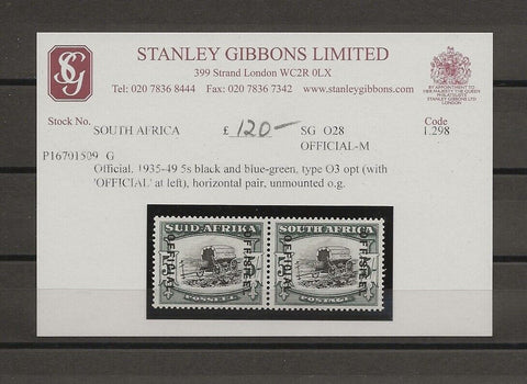 SOUTH AFRICA 1940 SG O28 MNH Cat £120