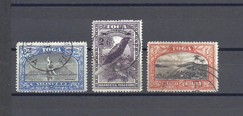 TONGA 1897 SG 51a, 52, 53a USED Cat £94