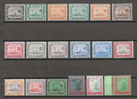 MALAYA/SELANGOR 1935/41 SG 68/85 MNH Cat £200