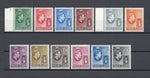 BRITISH VIRGIN ISLANDS 1938/47 SG 110a/21 MNH Cat £75