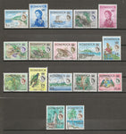 DOMINICA 1963/65 SG 162/78 USED Cat £48