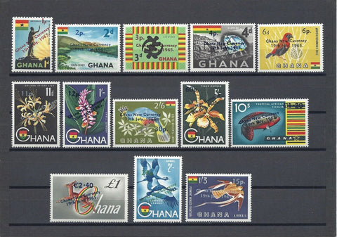 GHANA 1965 SG 381/93 MNH Cat £20