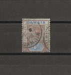 GAMBIA 1898/1902 SG 42a USED Cat £850