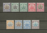 BERMUDA 1906/10 SG 34/42 MINT Cat £180