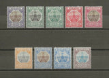 BERMUDA 1906/10 SG 34/42 MINT Cat £180