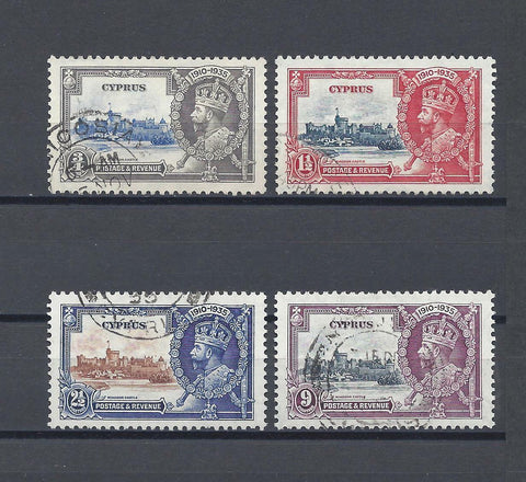 CYPRUS 1935 SG 144/7 USED Cat £35