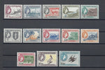 BRITISH VIRGIN ISLANDS 1956/62 SG 149/61 MNH Cat £110