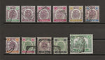 MALAYA/PERAK 1895/99 SG 66/76 USED Cat £425