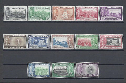 MONTSERRAT 1951 SG 123/35 MNH Cat £75