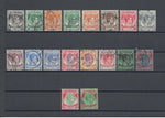 MALAYA/STRAITS SETTLEMENTS 1937/41 SG 278/98 USED Cat £55