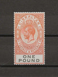 GIBRALTAR 1925/32 SG 107 MLH Cat £190